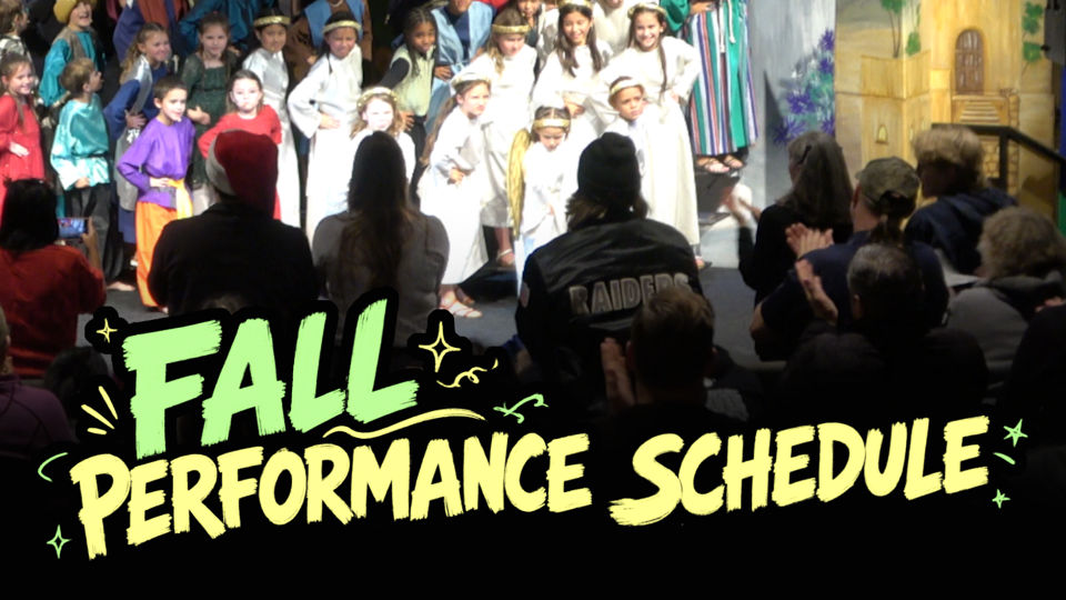 Fall Performance Schedule